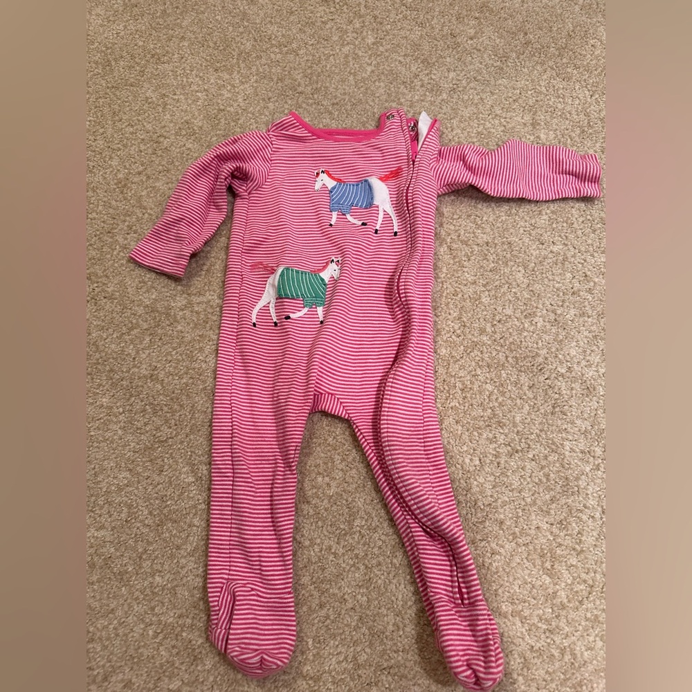 Joules footed pajamas